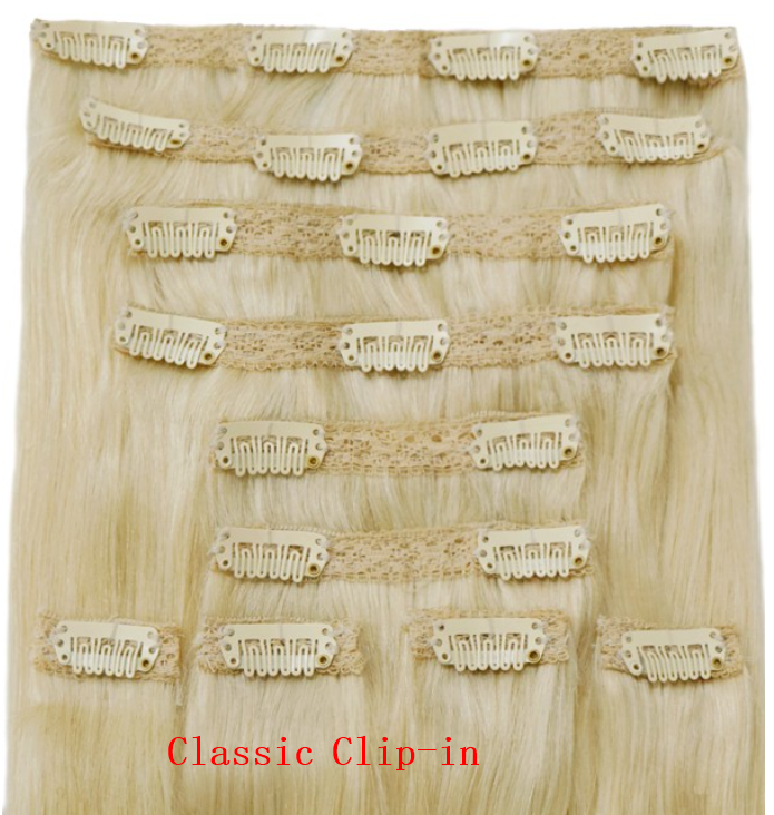 Classic clip-in hair extensions